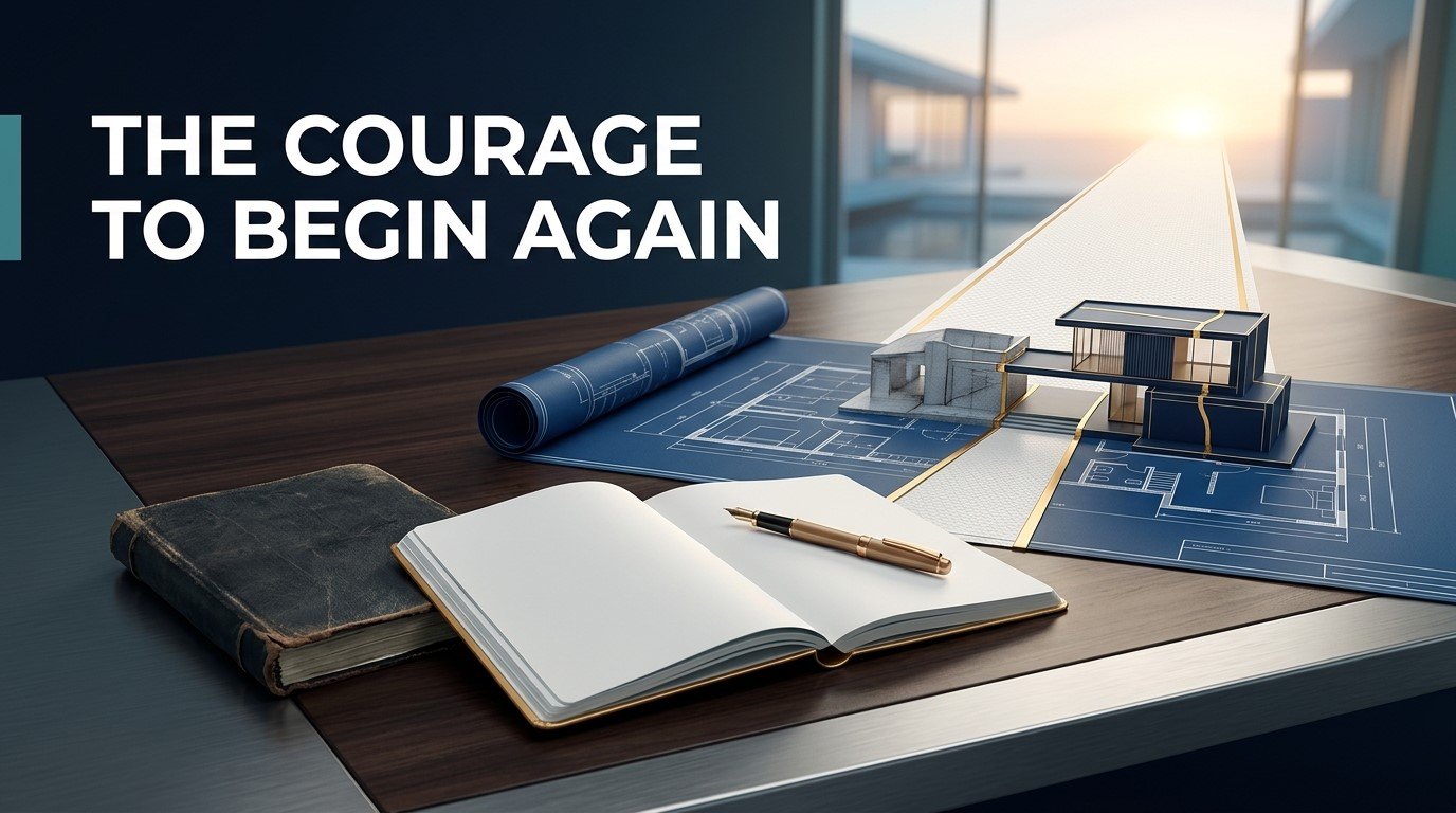 THE COURAGE TO BEGIN AGAIN